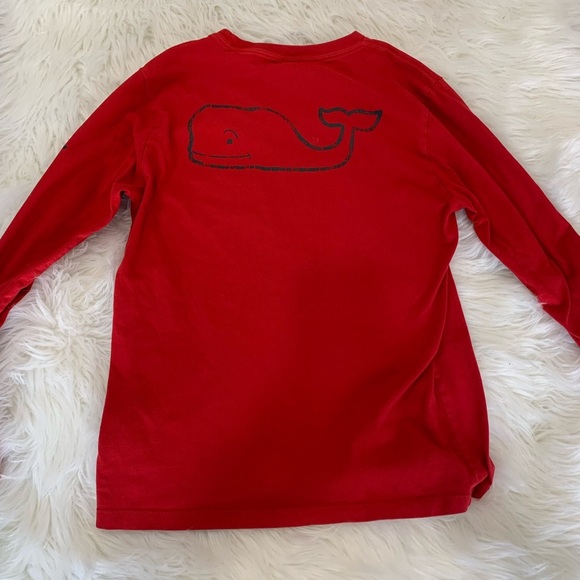 Boys‎ Vineyard Vines Red Long Sleeve Tee. Size M (12-14) (384) - Picture 5 of 8